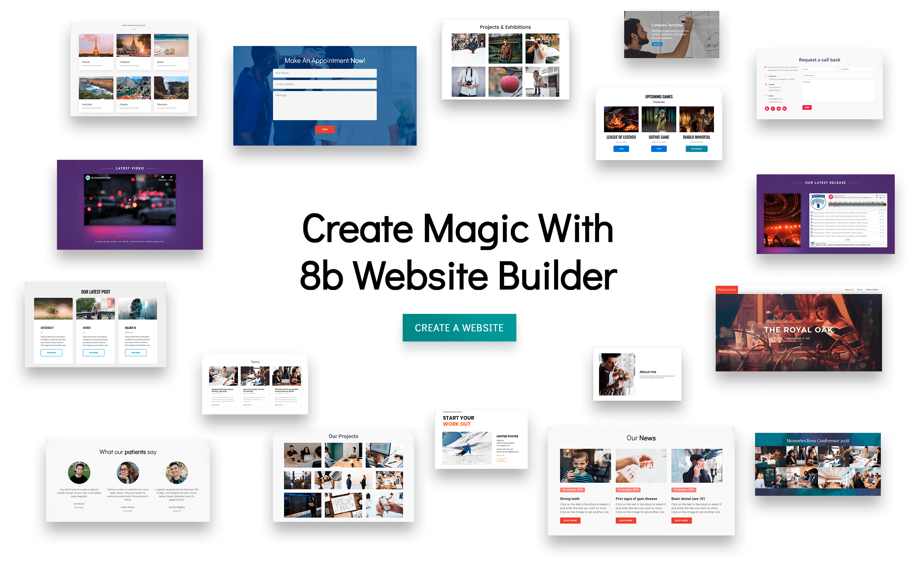 Free Easy Simple Website Builder 2021