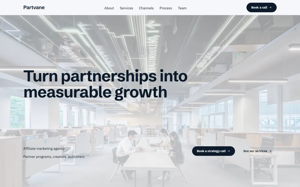 Affiliate marketing website made with 8B