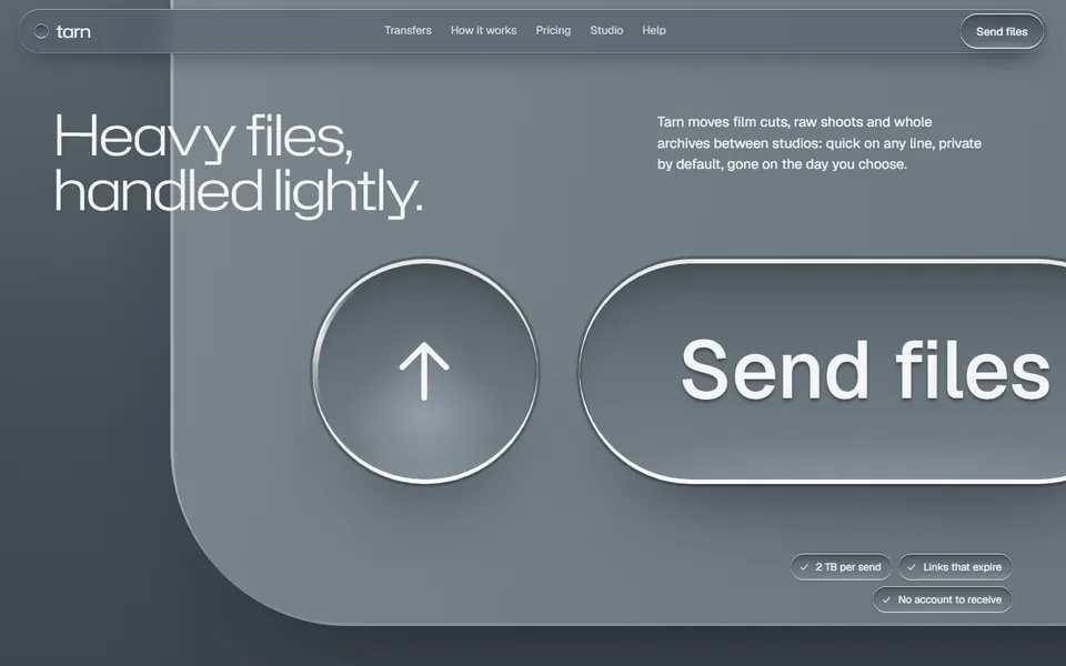 File transfer service website made with 8B